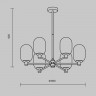 Люстра на штанге Freya FR1012PL-06BS