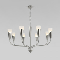 Подвесная люстра Eurosvet 60167/8 никель
