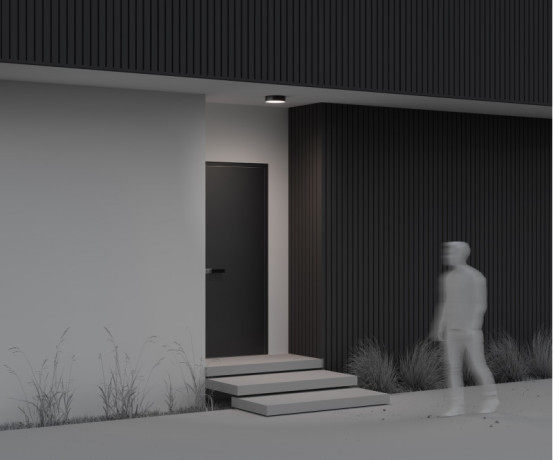 Накладной уличный светильник Maytoni O431CL-L30B4K