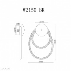 Бра iLedex W2150 BR