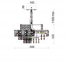 Подвесная люстра Fluorite FL1060-16P