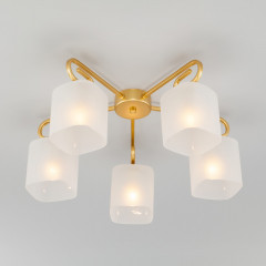 Люстра на штанге Eurosvet 30143/5 латунь