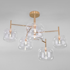 Люстра на штанге Eurosvet 70128/5 золото