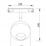 Светильник на шине Maytoni Technical TR028-2-15W3K-W