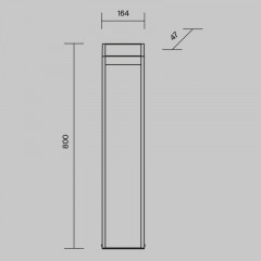 Садово-парковый светильник Maytoni O444FL-L13GF3K2