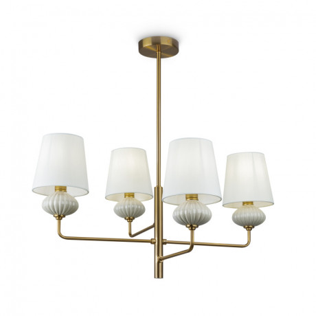 Люстра на штанге Freya FR2029PL-04BS