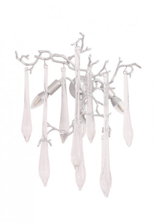 Бра Crystal Lux REINA AP3 SILVER PATINA