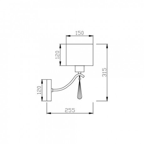 Бра Vele Luce VL1623W01