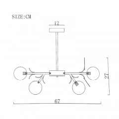 Люстра на штанге ImperiumLoft 189765-26