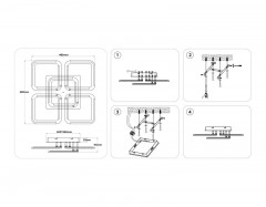 Накладная люстра Ambrella Light FA8949