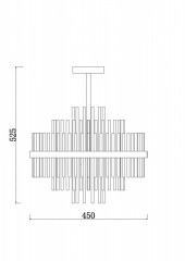 Подвесная люстра Freya FR5216PL-06BS
