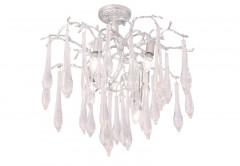 Накладная люстра Crystal Lux REINA PL5 D600 SILVER PATINA