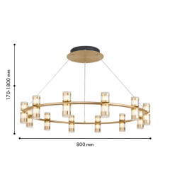 Подвесная люстра Favourite 4323-12P